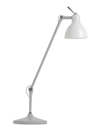 Luxy Bordlampe Fra Rotaliana Aluminium Blank Hvid