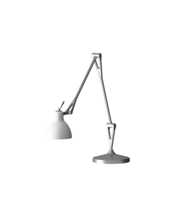 Luxy Bordlampe Fra Rotaliana Aluminum Blank Hvid