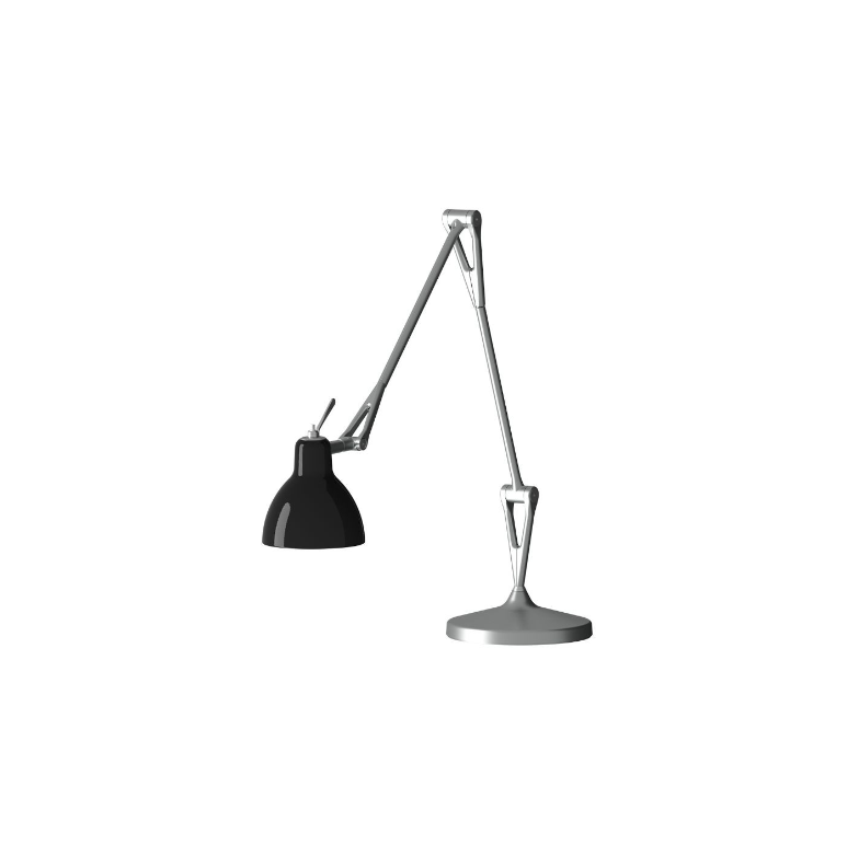 Luxy Bordlampe Fra Rotaliana Aluminum Sort