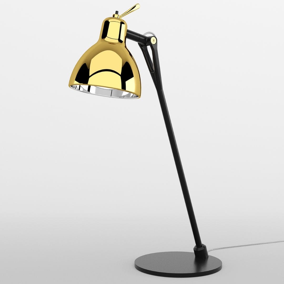 Luxy Glam Bordlampe Guld Rotaliana
