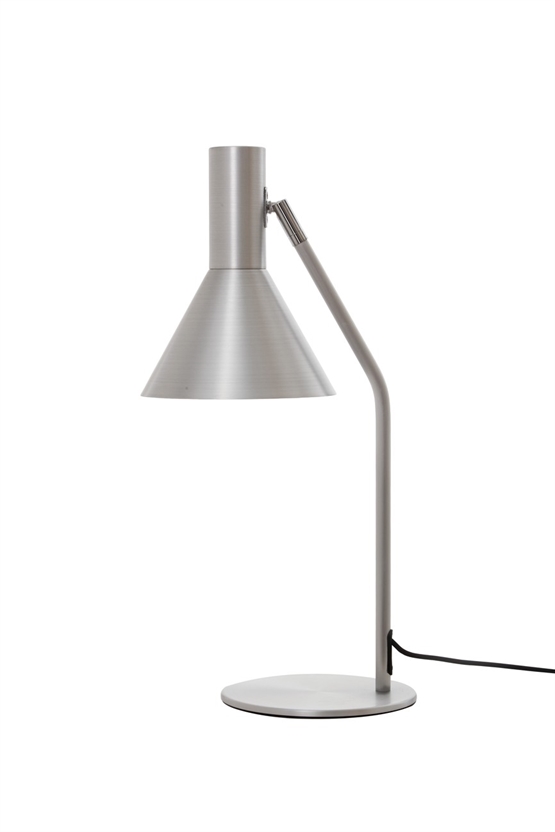 Lyss Bordlampe Børstet Aluminium