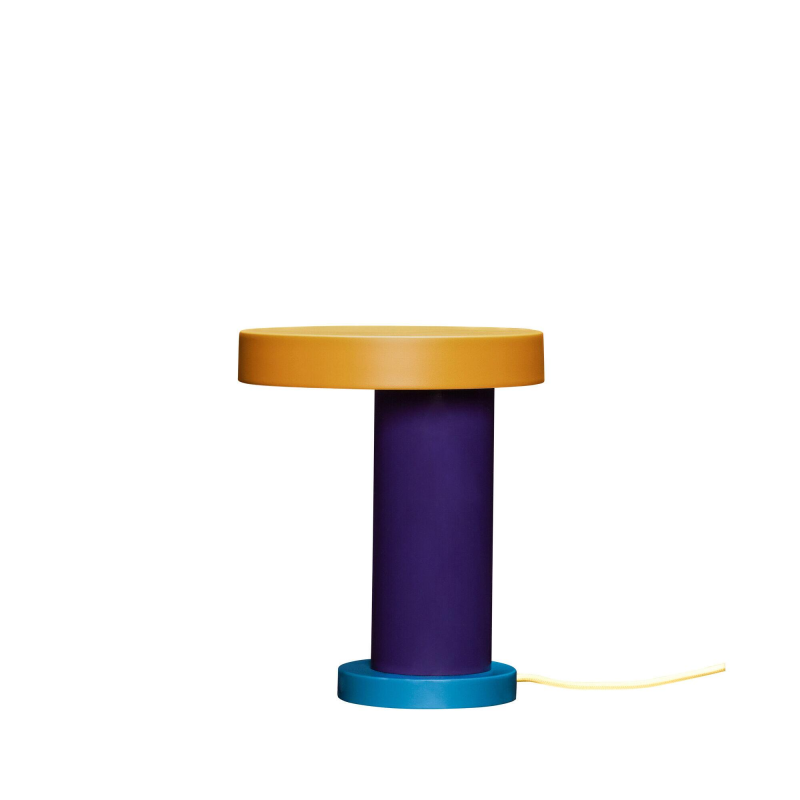 Magic Bordlampe Orange Petrol Lilla