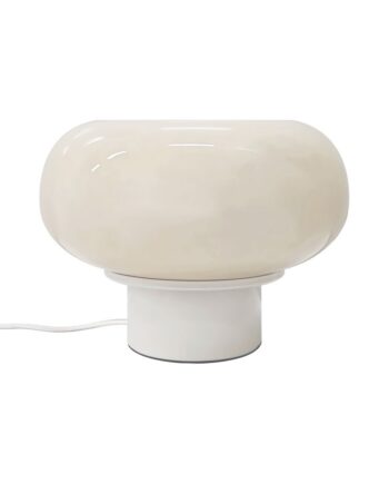 Malti Bordlampe Beige Glas ø27 E27