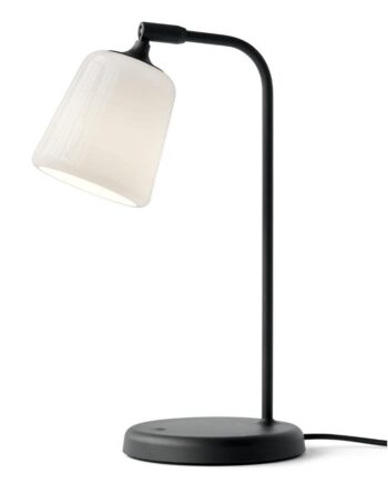 Material Bordlampe Opal Glas New Works