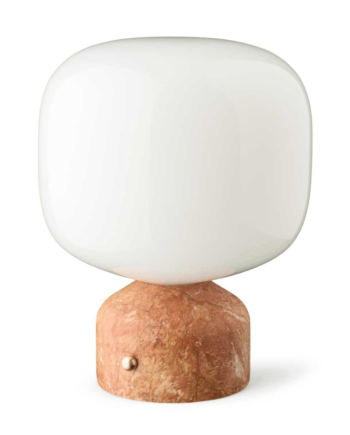 Meemo Bærbar Bordlampe Rød Marmor Gejst