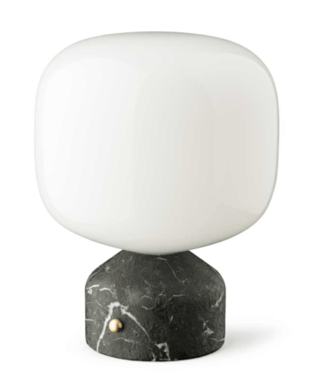 Meemo Bærbar Bordlampe Sort Marmor Gejst
