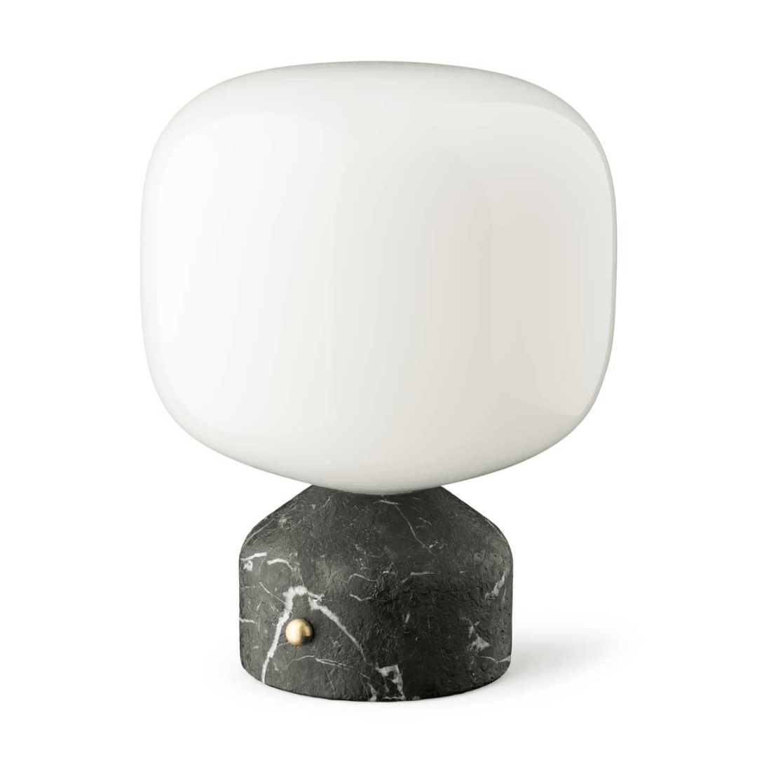 Meemo Bærbar Bordlampe Sort Marmor Gejst