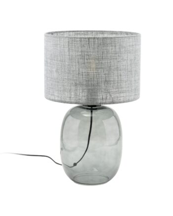 Melody Bordlampe Grafit Stof Grafit Glas