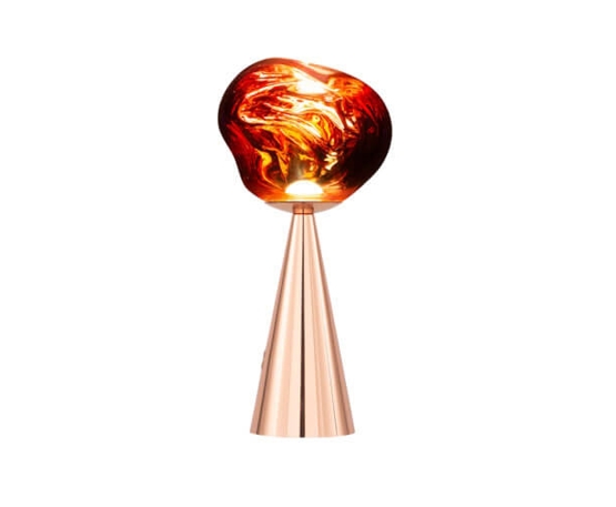 Melt Portable Bordlampe Batterilampe Kobber