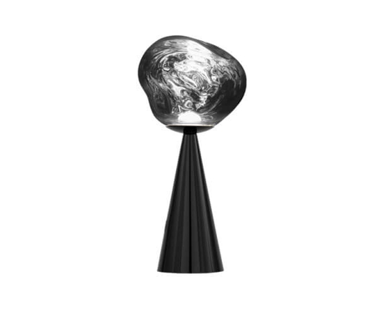 Melt Portable Bordlampe Batterilampe Sort