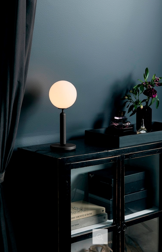 Miira Bordlampe Grå Opal