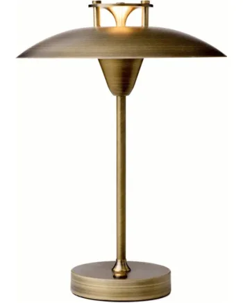 Mini Stepp Portable Bordlampe Fra Halo Design Antik Brass