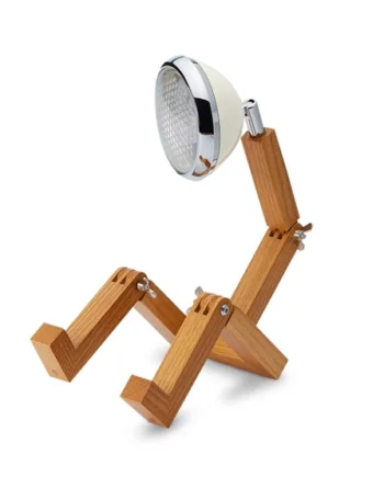Mini Wattson Bordlampe Vintage Hvid