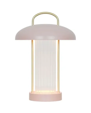 Mirano Portable Batteri Bordlampe Støvet Rosa