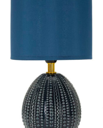 Moderne Bordlampe Jern And Stof 15x30x5