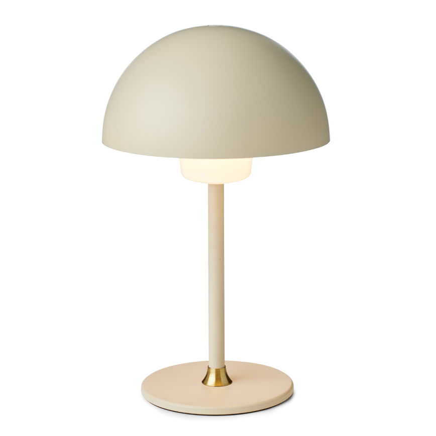 Moon Light Bordlampe Creme 3trinsdæmp Genopladelig