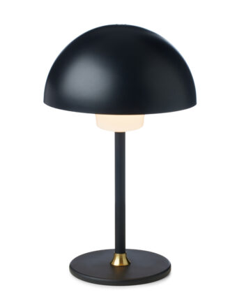 Moon Light Bordlampe Sort 3trinsdæmp Genopladelig