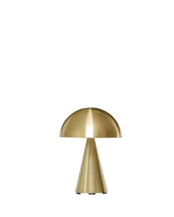 Mush Portable Bordlampe Batterilampe Messing