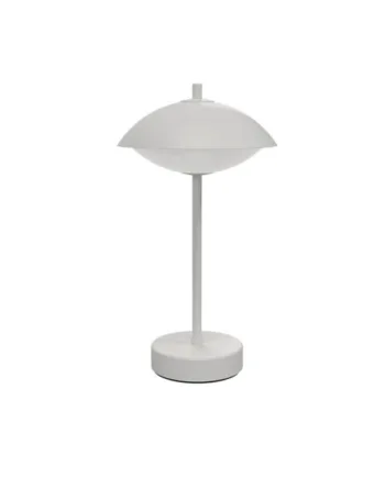 Musling Portable Batterilampe Bordlampe Hvid