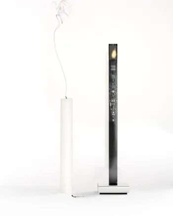 New Flame Bordlampe Sort