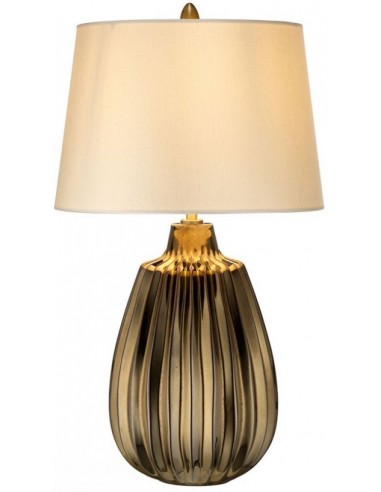 Newham Bordlampe Keramik Satin H55 E27 Bronze Perlehvid