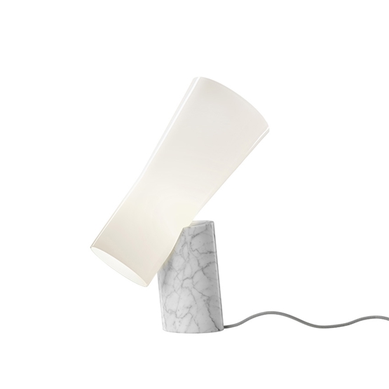 Nile Bordlampe Hvid Marmor