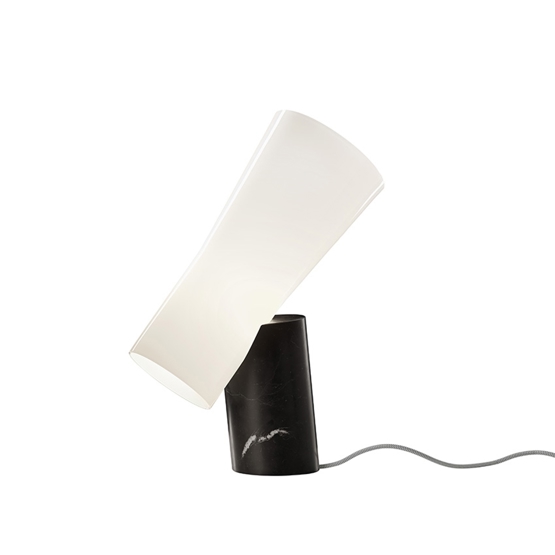 Nile Bordlampe Sort Marmor
