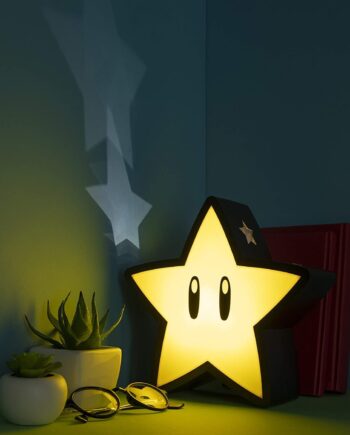 Nintendo Super Stjerne Bordlampe Med Projektion
