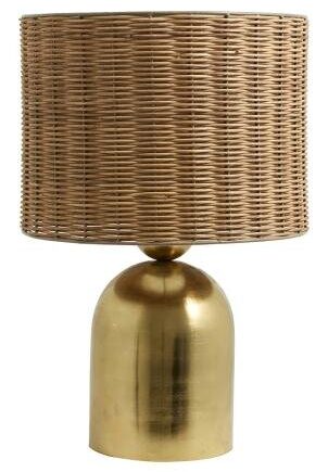 Nordal Basti Bordlampe Messing Natur