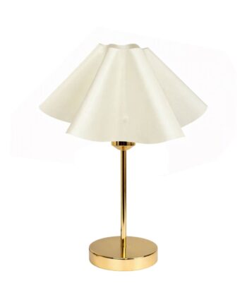 Nordvrk 242408 Bordlampe Ecru Pvc Guld Metal
