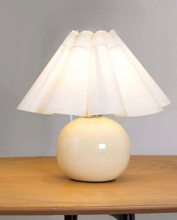 Nordvrk Brz 343403 Bordlampe Creme Stof Creme Metal