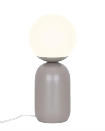 Notti Bordlampe Lysebrun