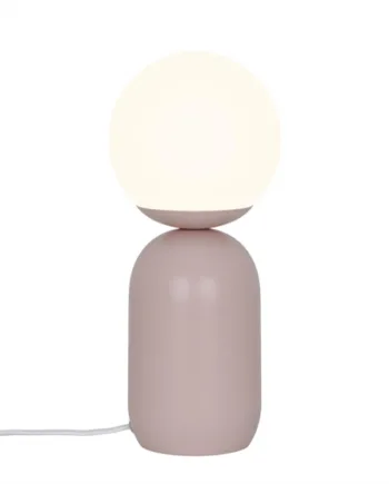 Notti Bordlampe Støvet Rosa