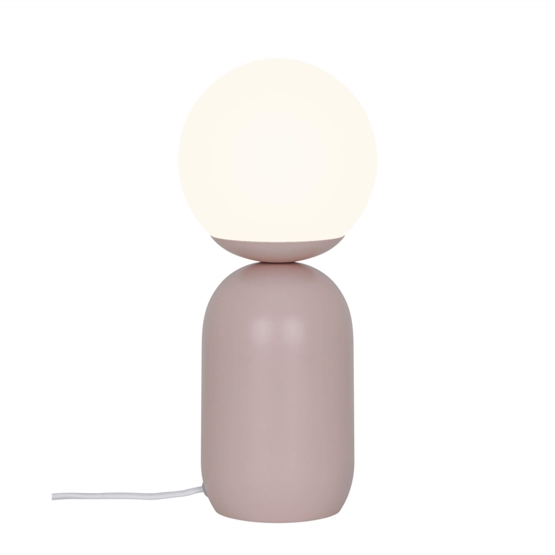 Notti Bordlampe Støvet Rosa