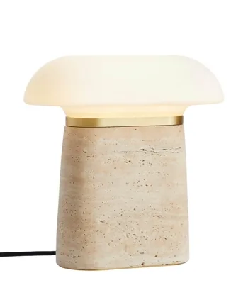 Nova Bordlampe Travertin