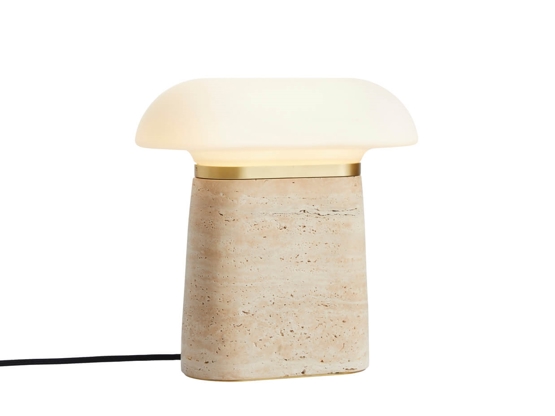 Nova Bordlampe Travertin
