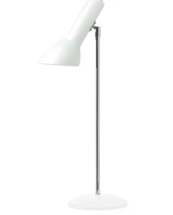 Oblique Bordlampe Hvid Blank