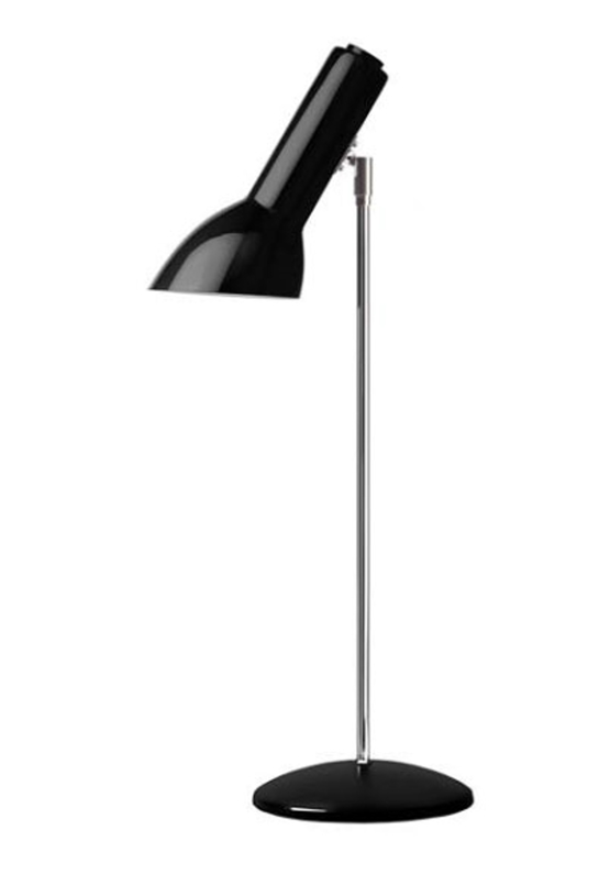 Oblique Bordlampe Sort Blank