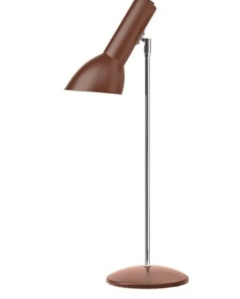 Oblique Bordlampe Teglrød