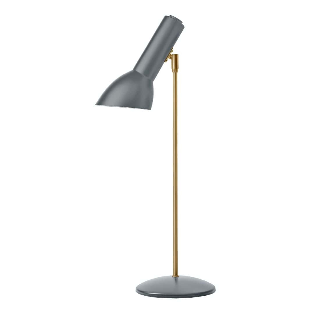Oblique Messing Bordlampe Flintgrå Cph Lighting
