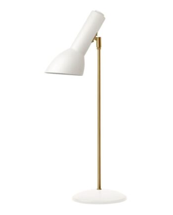 Oblique Messing Bordlampe Hvid Cph Lighting