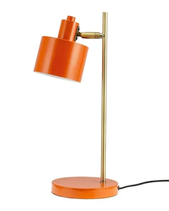 Ocean Bordlampe Orange Messing