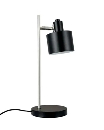 Ocean Bordlampe Sort Stål