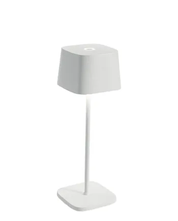 Ofelia Batterilampe Bordlampe Hvid