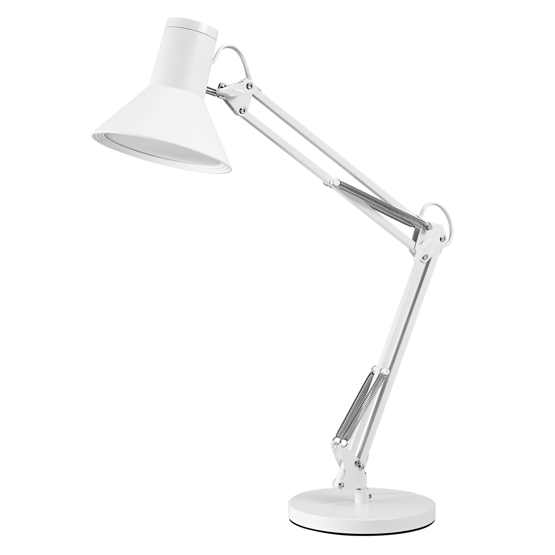 Office Line Desk Retro Bordlampe Hvid