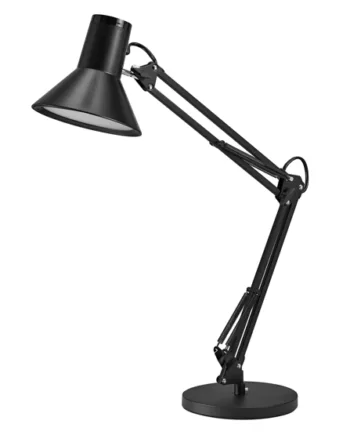 Office Line Desk Retro Bordlampe Sort