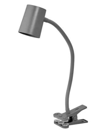 Office Line Desk Trapezium Clip Bordlampe Grå