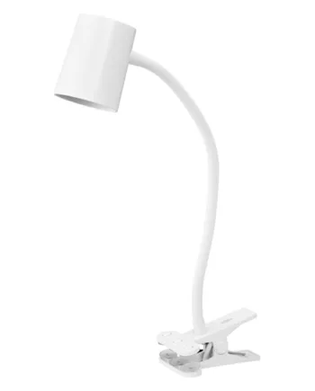 Office Line Desk Trapezium Clip Bordlampe Hvid