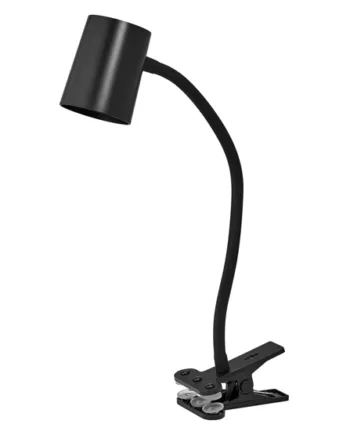 Office Line Desk Trapezium Clip Bordlampe Sort