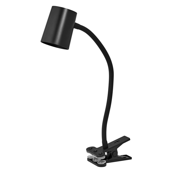 Office Line Desk Trapezium Clip Bordlampe Sort